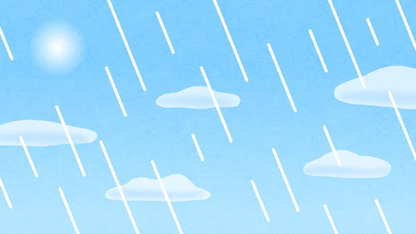 天気雨のイラスト
