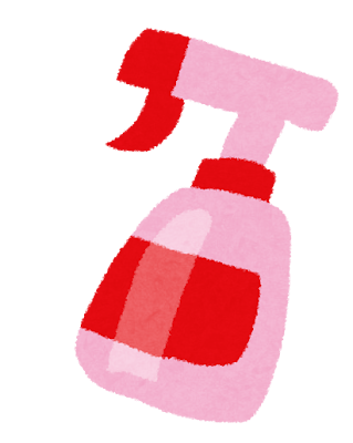 プラスチック容器に入った、洗剤のイラストです。