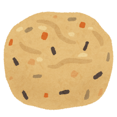 がんもどきのイラスト（おでん）