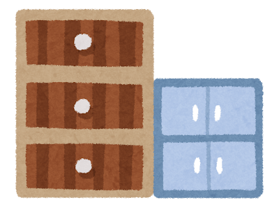 タンス・収納のイラスト