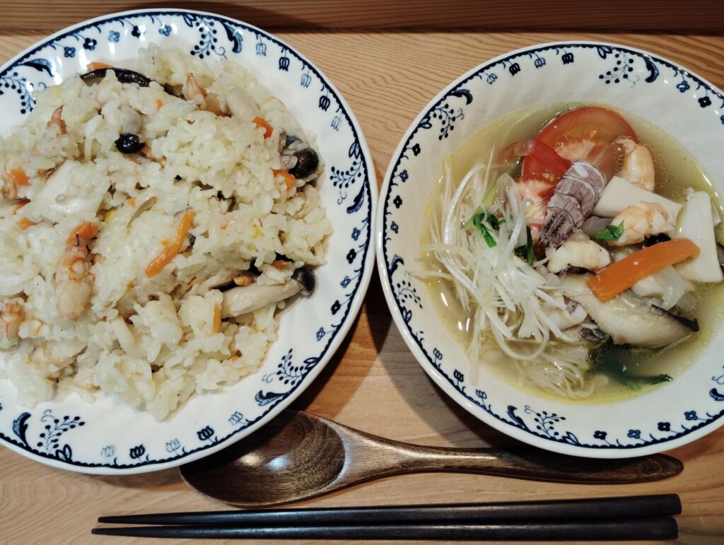 パエリア。アクアパッツァ。