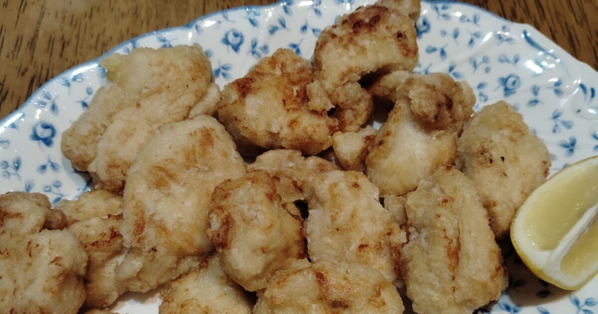 唐揚げ。レモン。