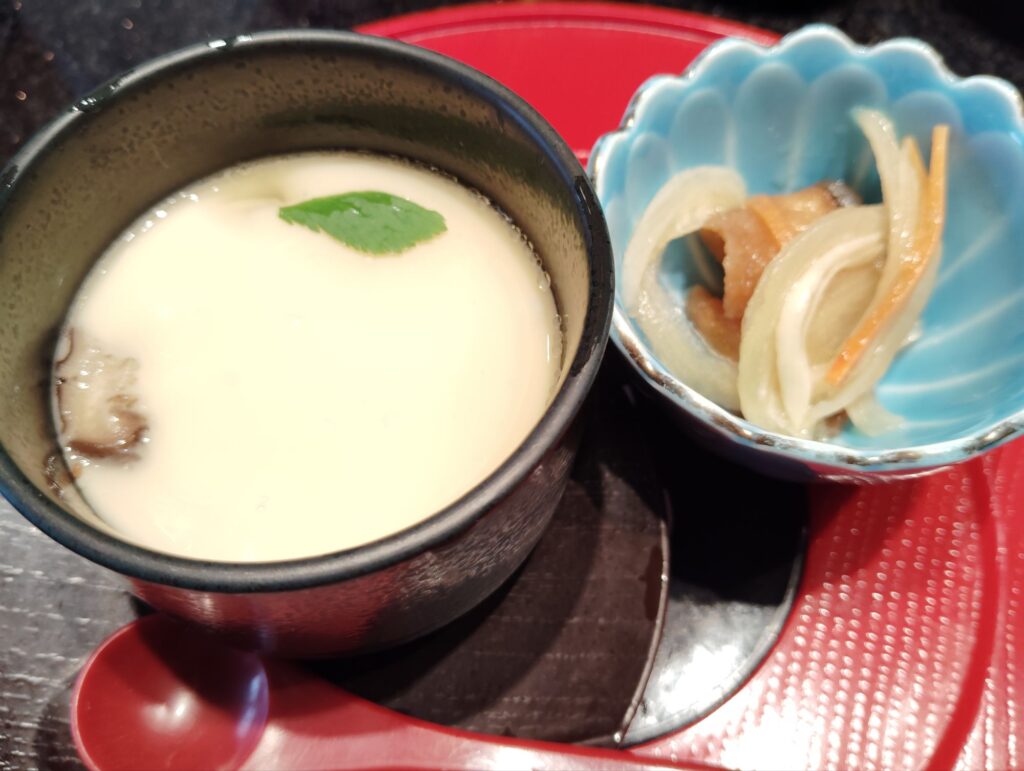 茶碗蒸し。南蛮漬け。