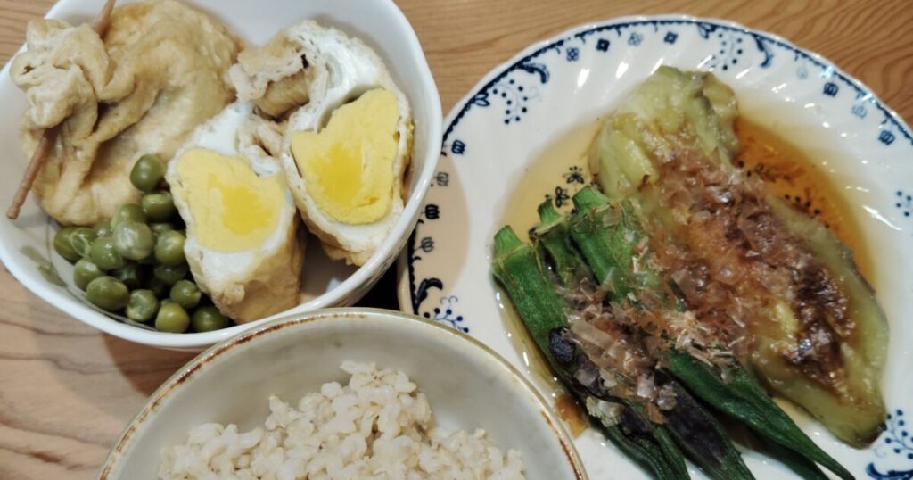 油揚げと卵の巾着煮
