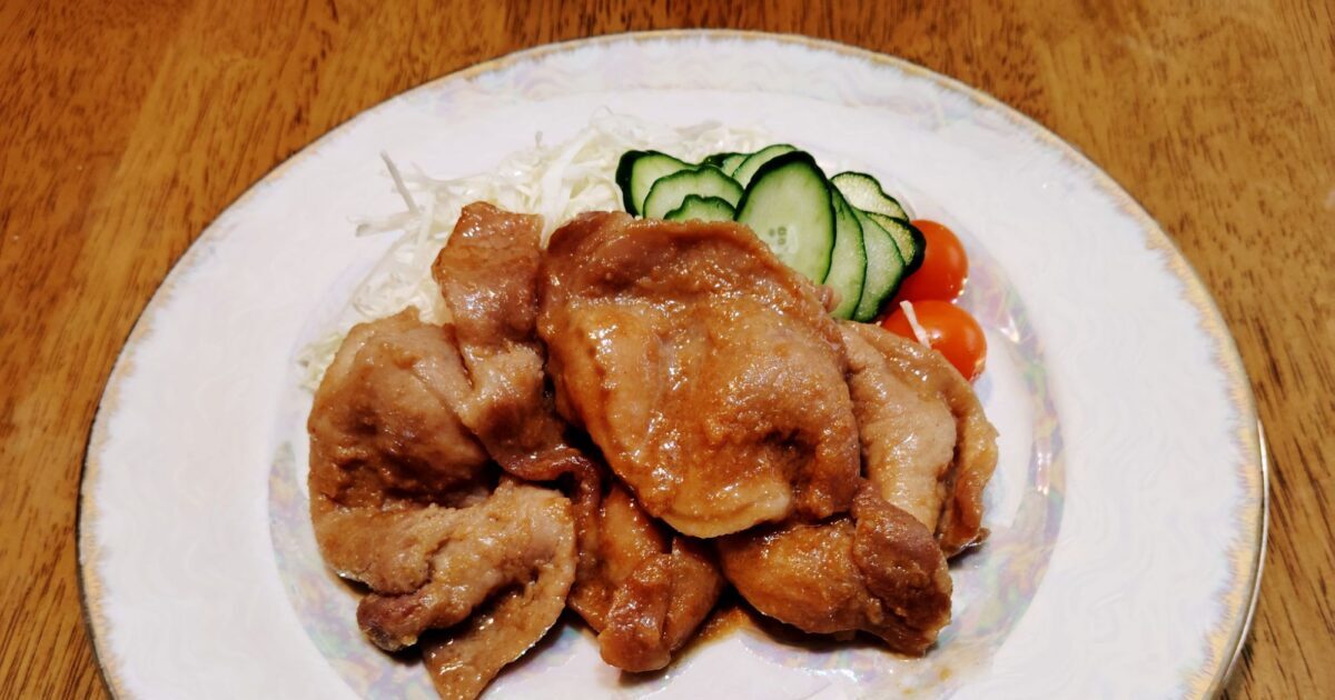 豚肉のみそ漬け焼き