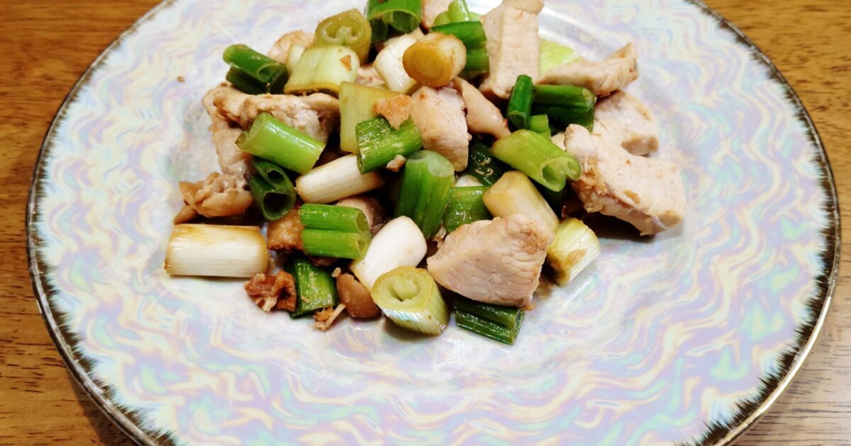 鶏むねと長ネギの旨塩焼き鳥