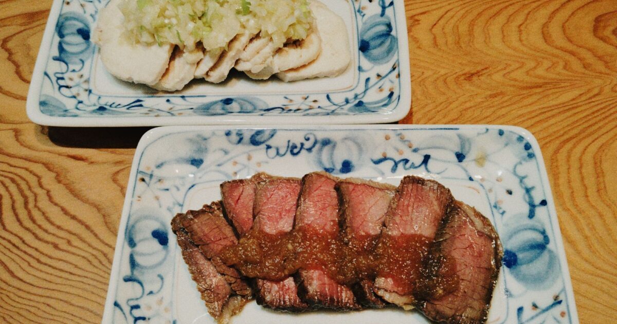 ローストビーフ　鶏ハム・塩だれ