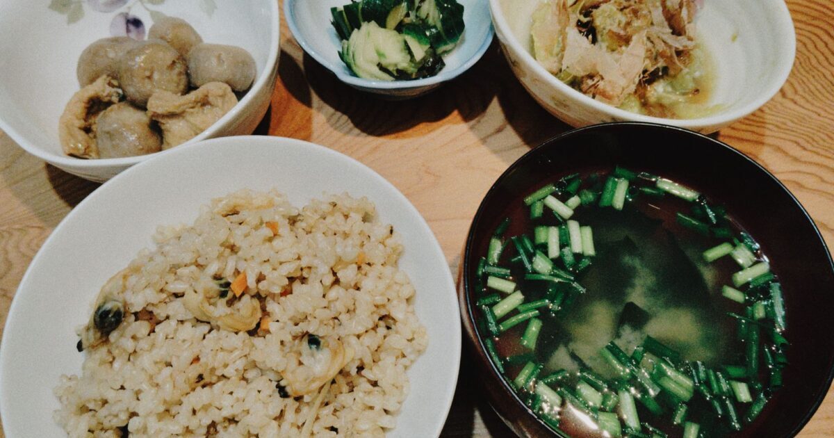 あさりの炊き込みご飯