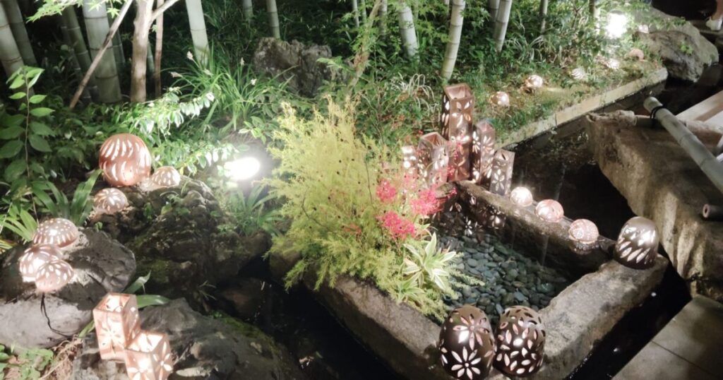 竹林庭園「陶あかり」