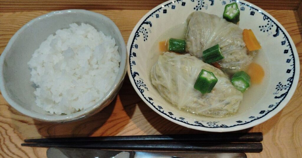 ごはん ロールキャベツ