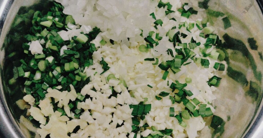 合わせた野菜