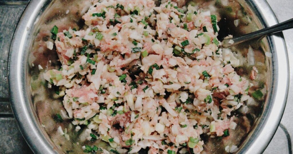 肉ダネ(ひき肉・野菜・調味料)